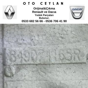 849074165R Lodgy Sol Arka Alt Taban Köpüğü Çıkma Orjinal