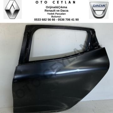 821014363R Clio 5 Sol Arka Kapı Sıfır Orjinal