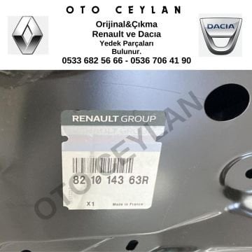 821014363R Clio 5 Sol Arka Kapı Sıfır Orjinal