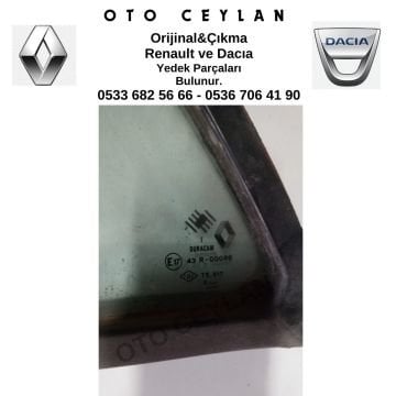 43R00098 Renault 9 Kelebek Camı Oirijinal Çıkma