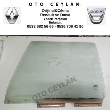 R43006373 Renault 9 Sol Arka Kapı Cam Yan Sanayi