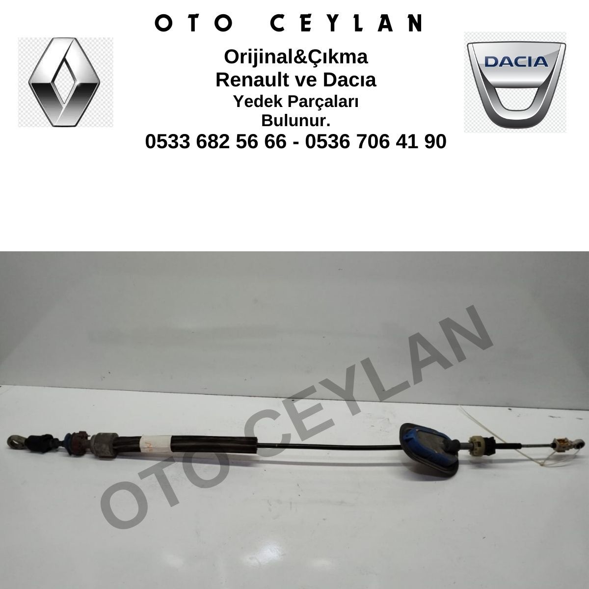 349353485R Megane 4 Otomatik Vites Teli Halatı 1.5 Dci K9K DC4 Orijinal Çıkma