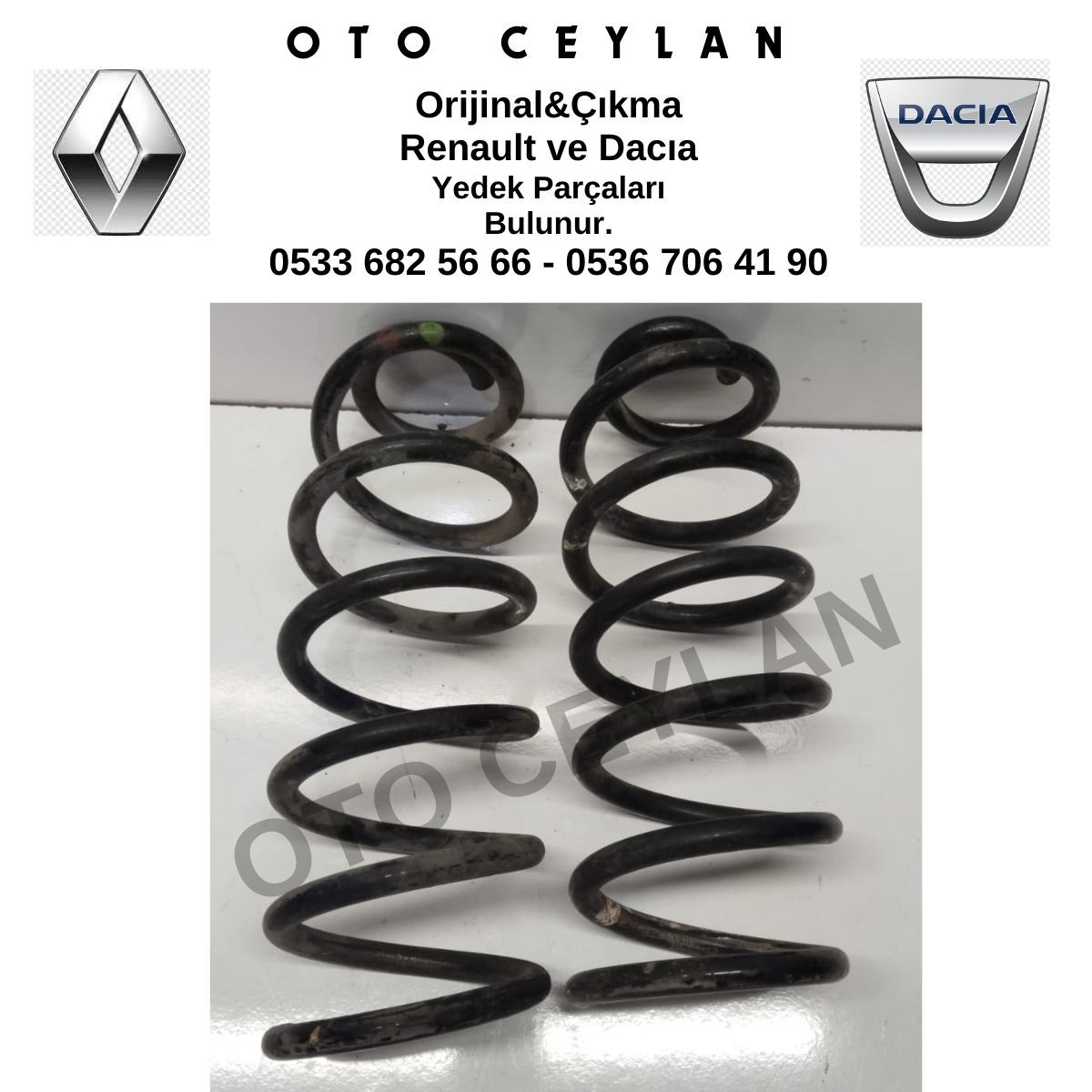 550208332R Clio Symbol joy Arka Helezon Yayı Orijinal Çıkma