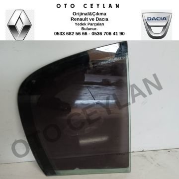 Megane 2 Sağ Arka Kelebek Camı Orijinal Çıkma
