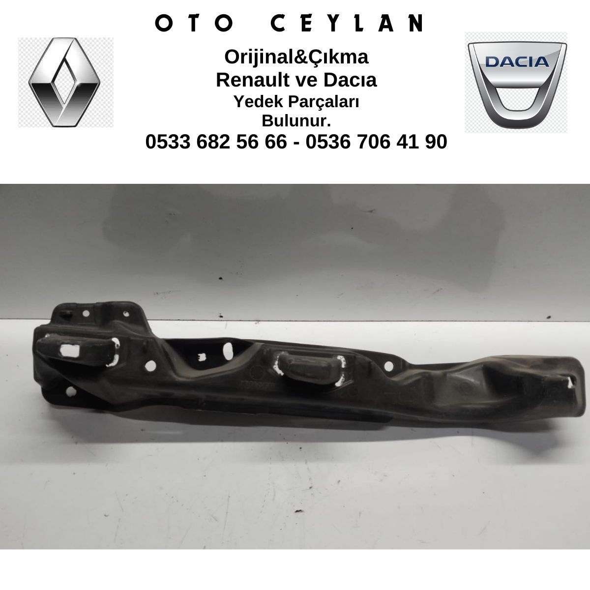 631235857R KANGOO 3 SOL ÖN ÇAMURLUK BAĞLANTI BAKALİTİ SIFIR ORİJİNAL