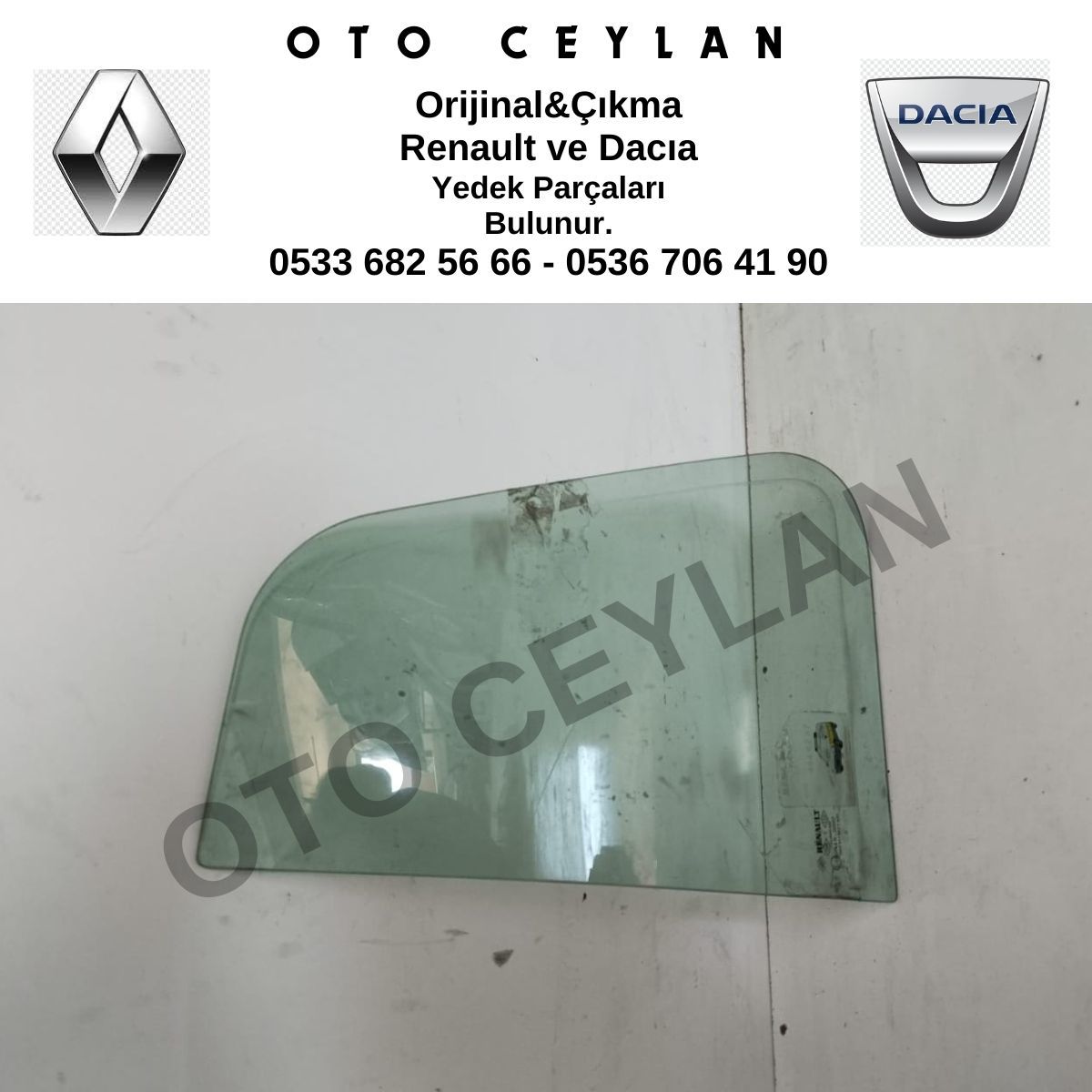 Thalia Sol Arka Kelebek Camı Orijinal Çıkma