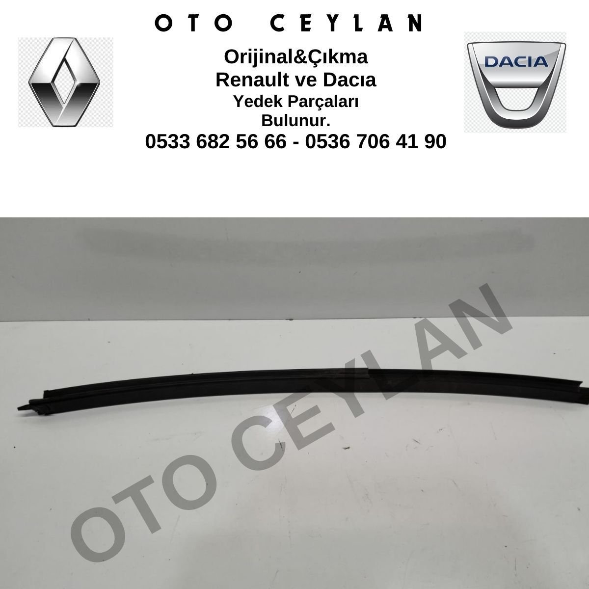 822309723R Symbol Sağ Arka Cam Kelebek Direği Orijinal Çıkma