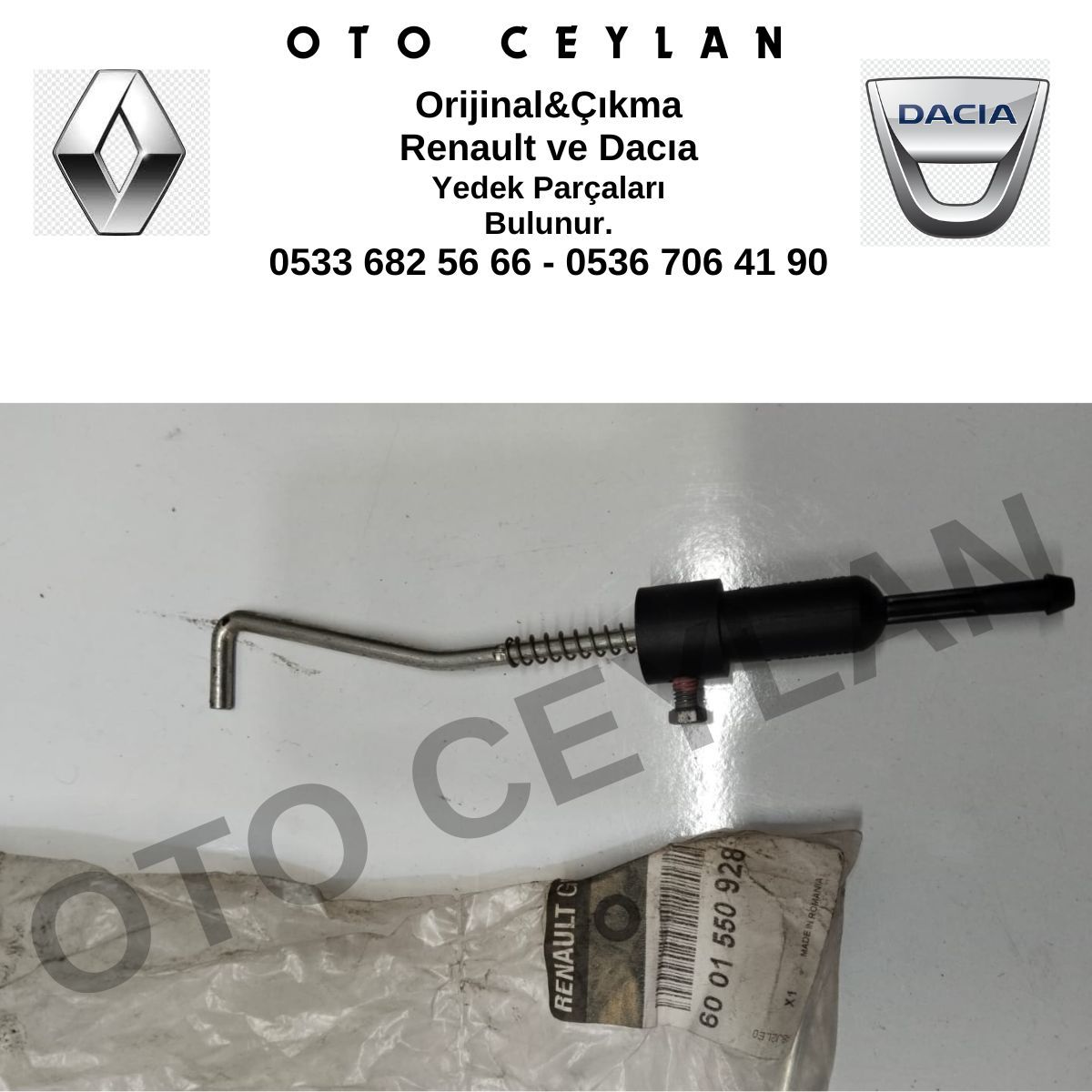 6001550928 Logan Limitör Çubuğu Sıfır Orijinal Mais