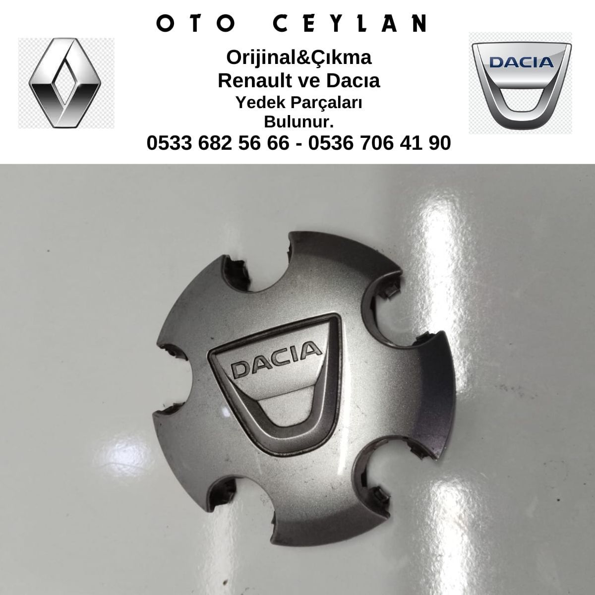 403157451R Duster Jant Kapağı Çıkma Orijinal