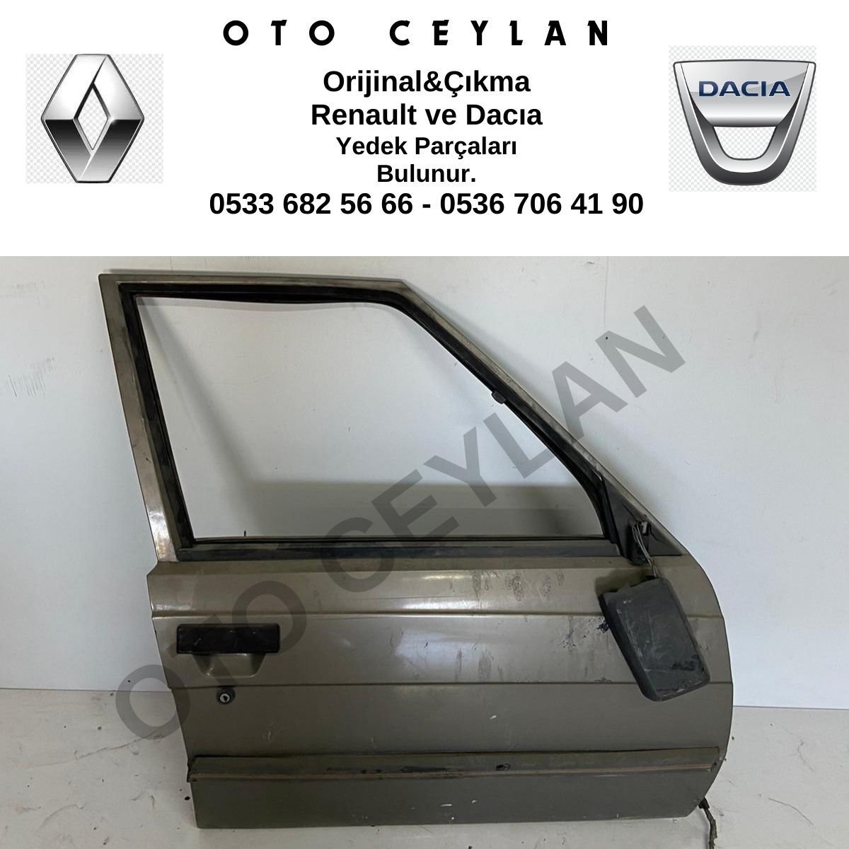 R9 Sağ Ön Kapı Çıkma Orjinal