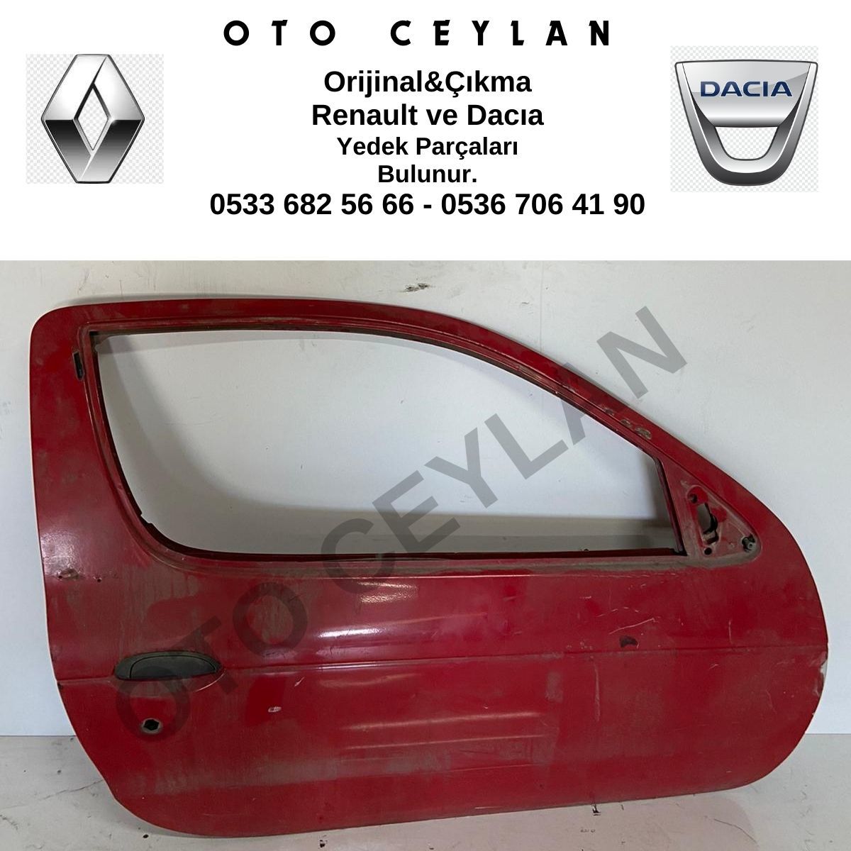 Megane Coupe Sağ Ön Kapı Çıkma