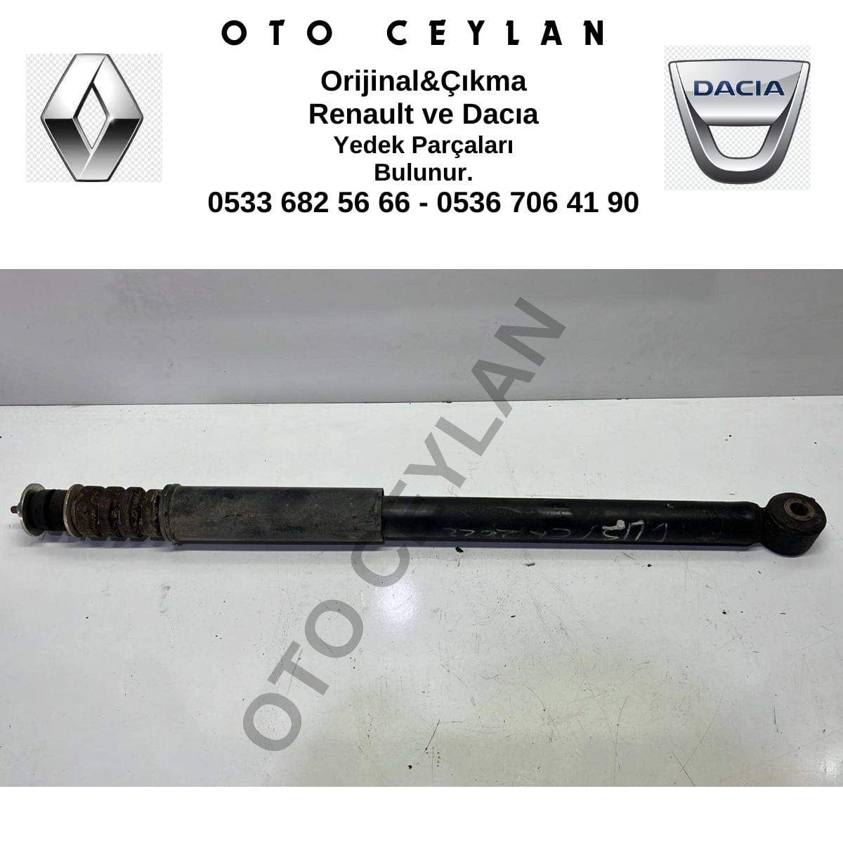 562106321R Duster Arka Amortisör Çıkma Orijinal