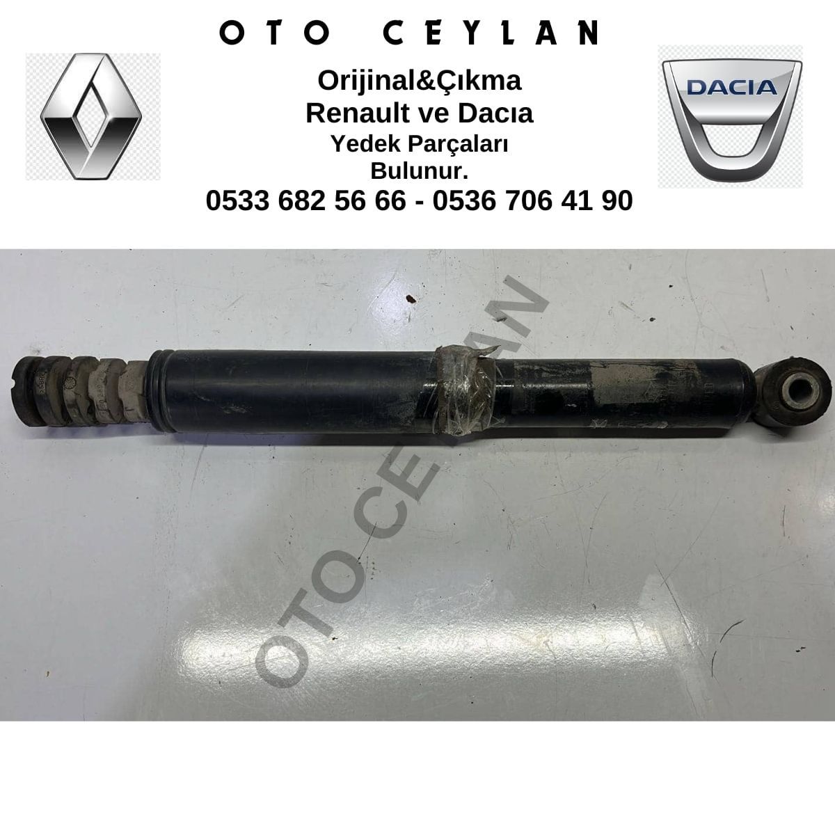 8200556691 Clıo 3 Arka Amortisör Benzinli Çıkma Orijinal