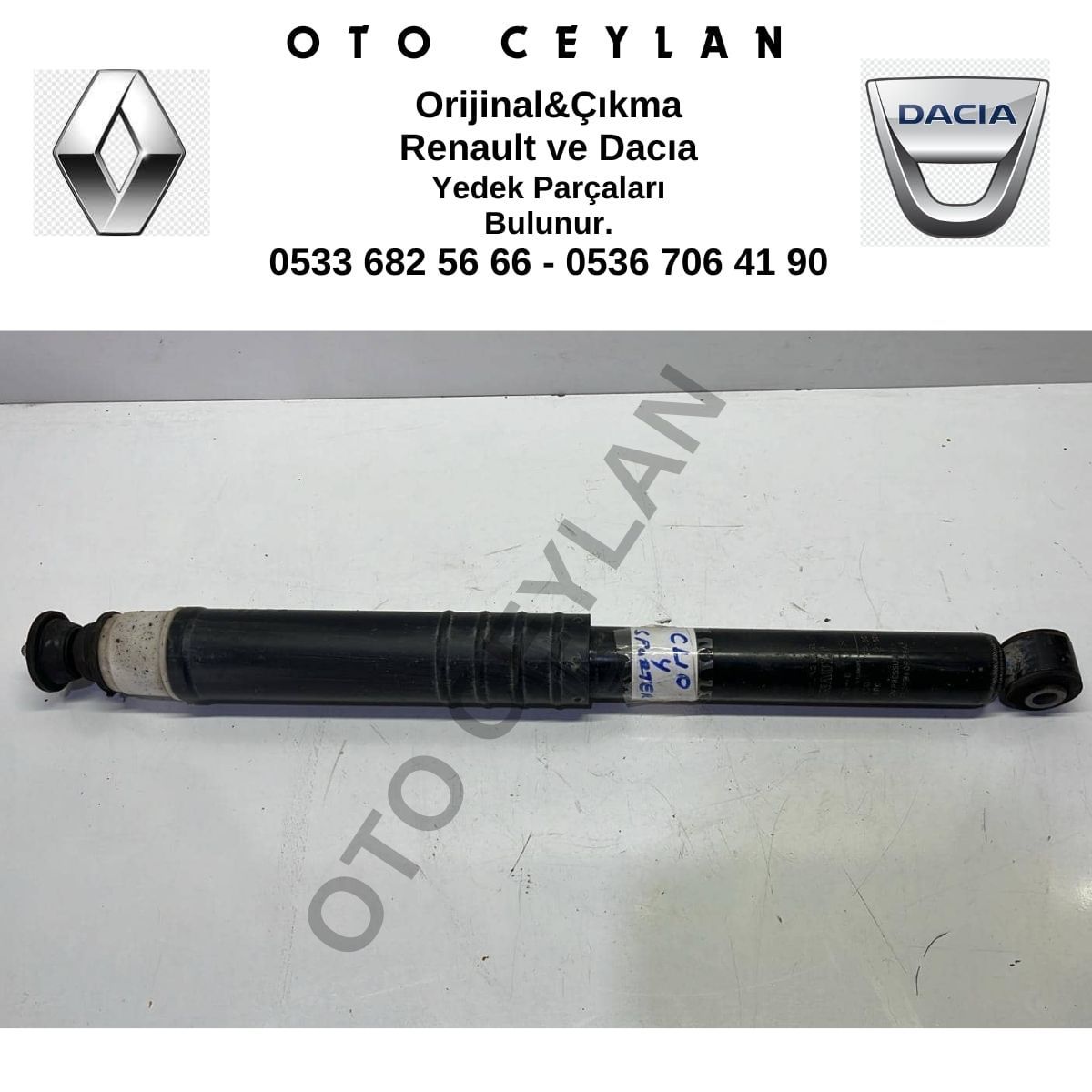 562101993R Clıo 4 Arka Amortisör Çıkma Orijinal