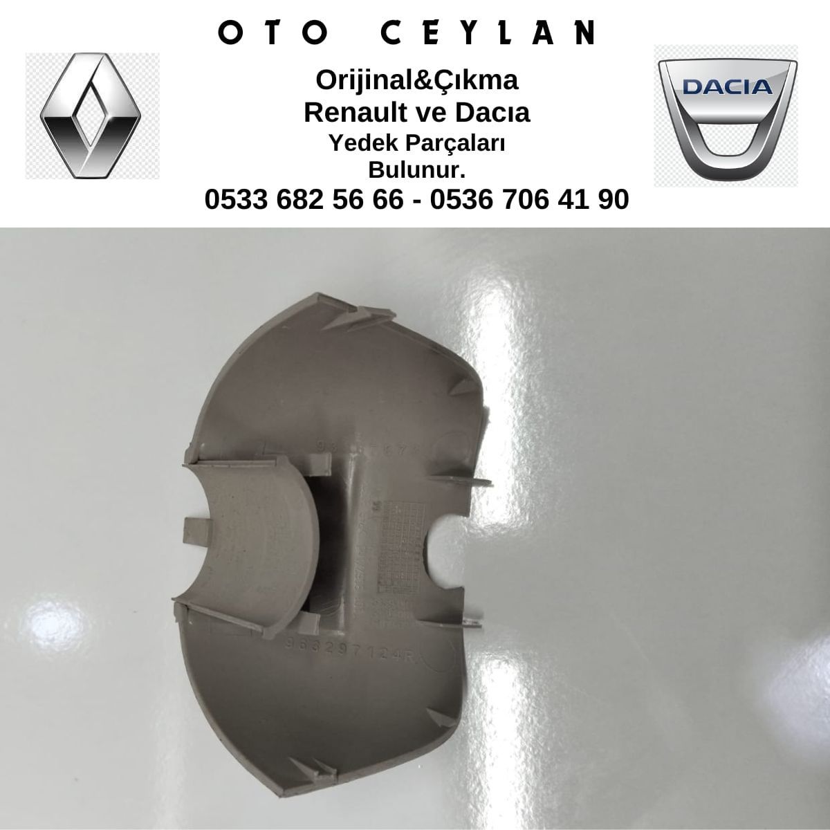 963297124R Duster İç Dikiz Ayna Bakaliti Çıkma Orijinal