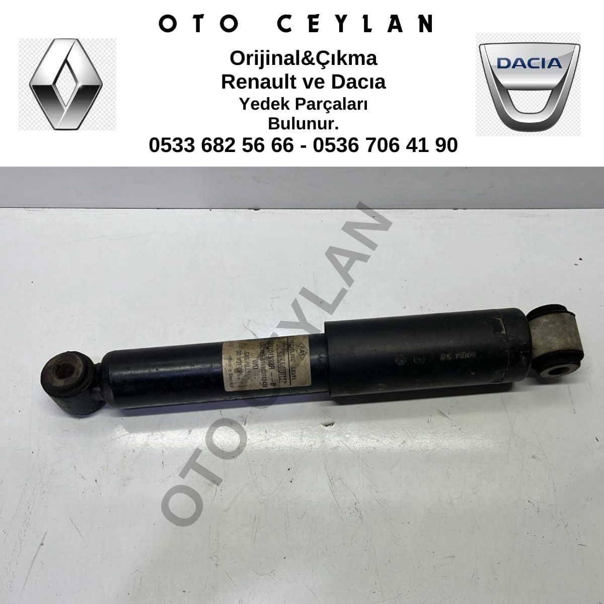 562101932R Lodgy Arka Amortisör Çıkma Orijinal