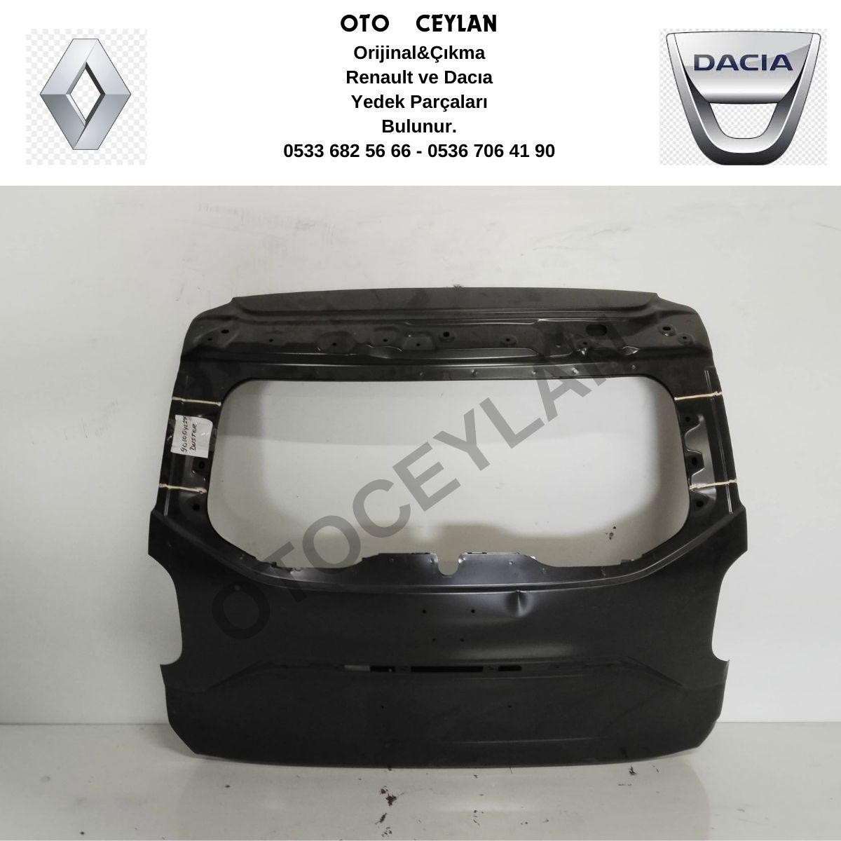 901004229R Duster Bagaj Kapağı Sıfır Orjinal