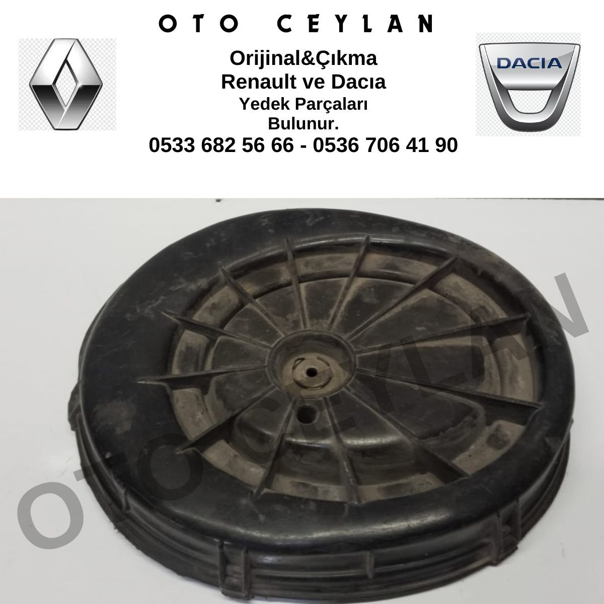 7700732100K Renault 9 Hava Filtre Üst Kapağı Karbratörlü Orijinal Çıkma