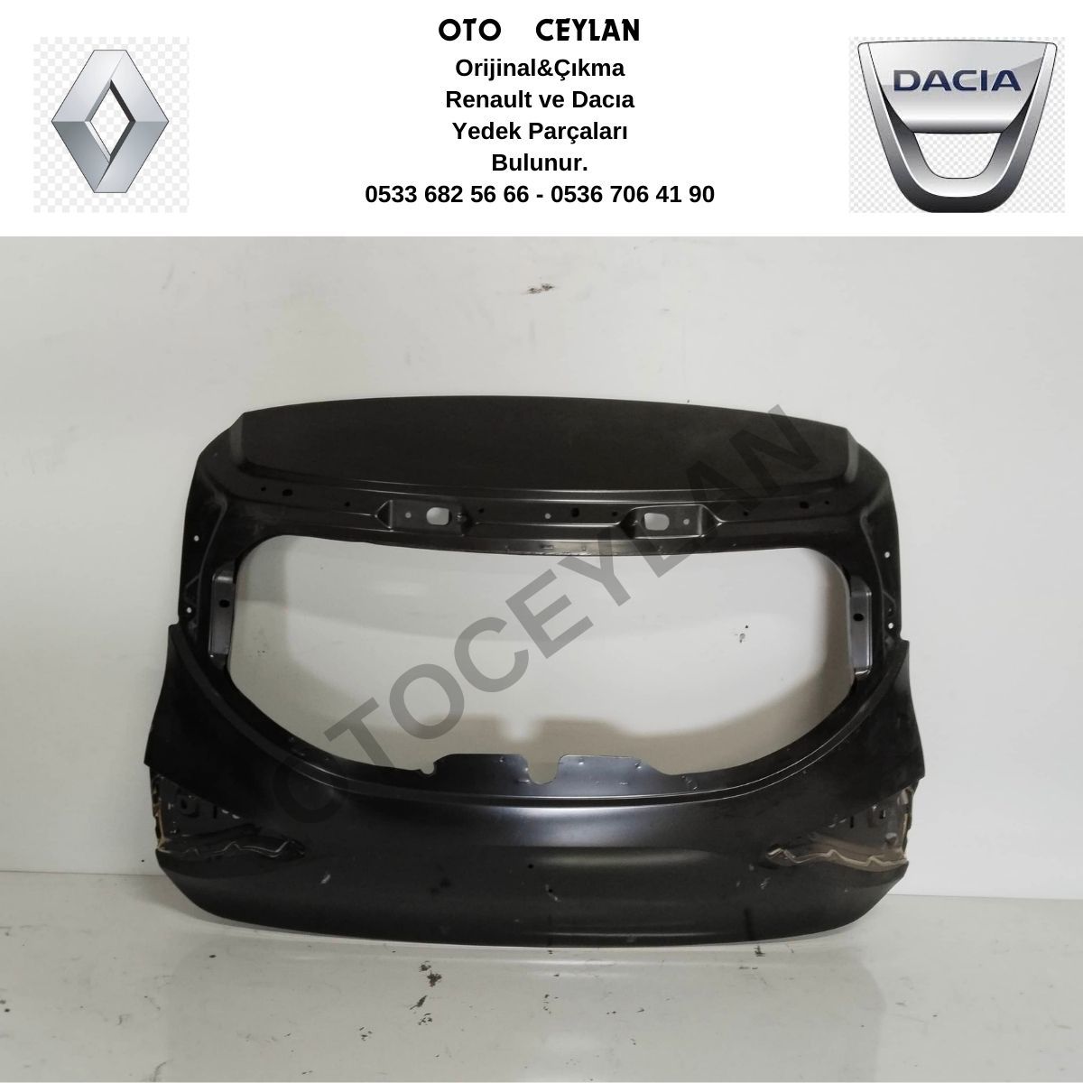 901006566R Clıo 5 Bagaj Kapağı Sıfır Orjinal