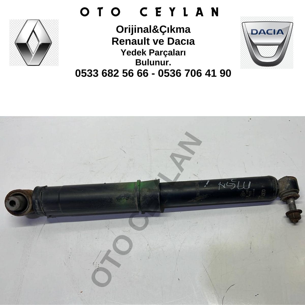 8200421321 Megan 2 Arka Amortisör Çıkma Orijinal