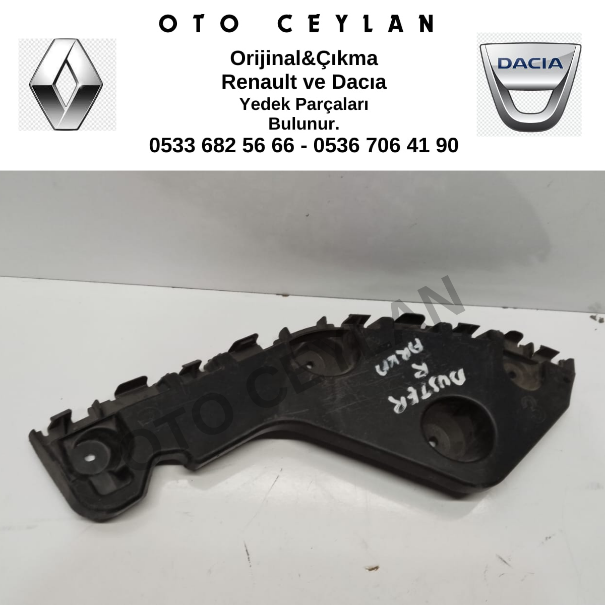 622200010R Duster Arka Tampon Braketi Sağ Sıfır Orijinal