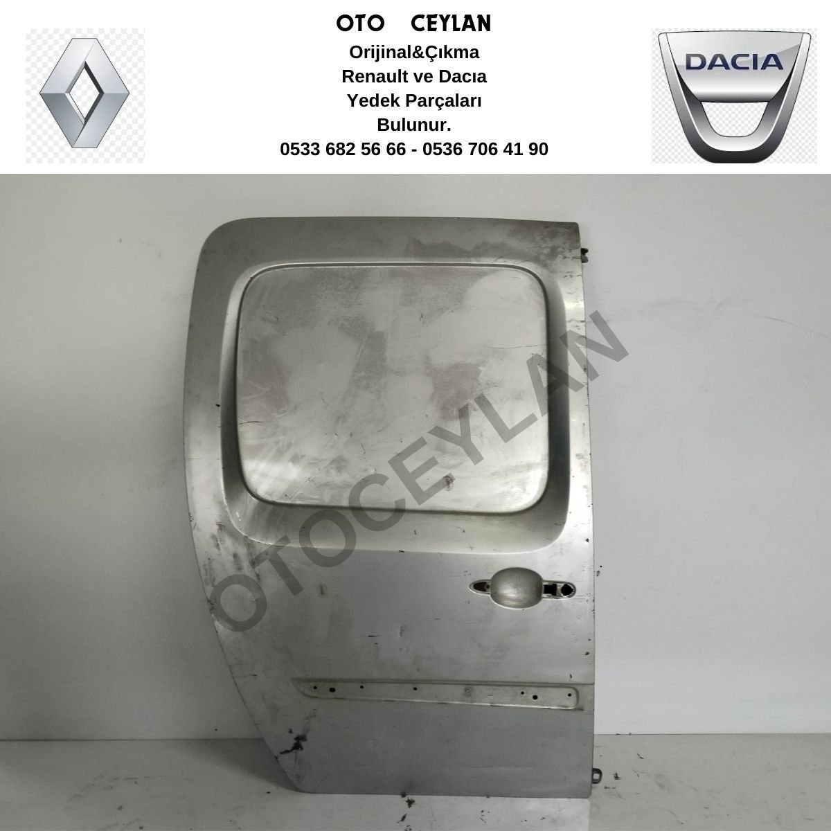 Kangoo 3 Sağ Sürgülü Kapı Çıkma Orjinal