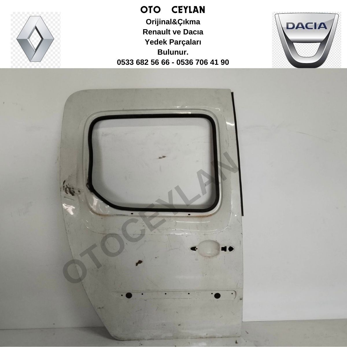 Kangoo Sağ Sürgülü Kapı Çıkma Orjinal
