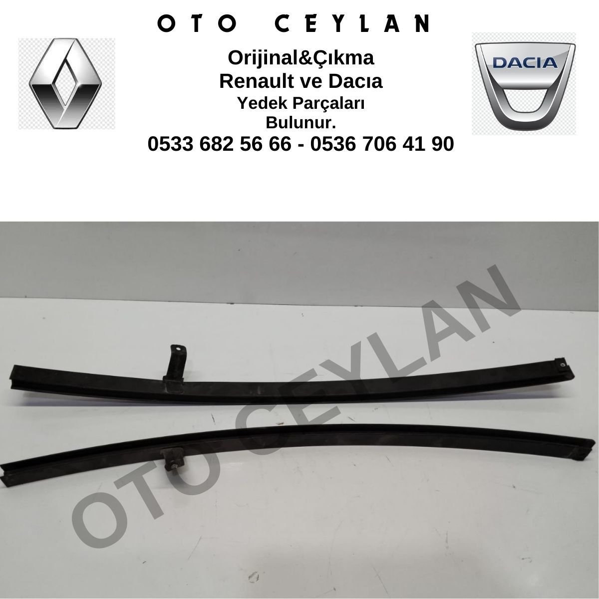 8200299769 Clio 3 Sag Arka Cam Direği Orijinal Çıkma