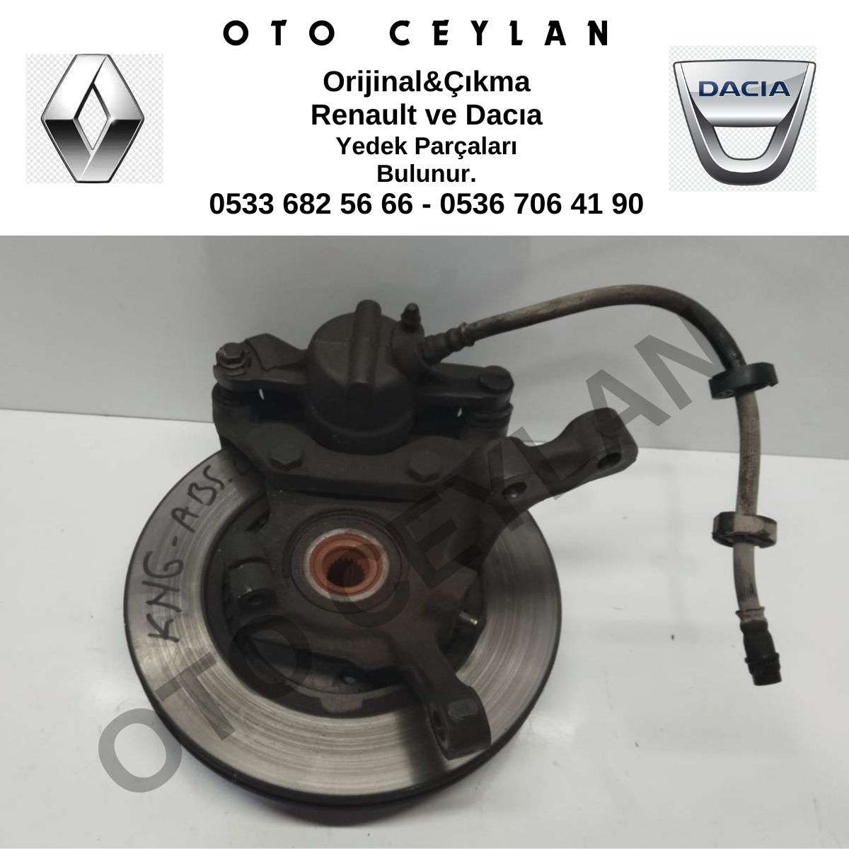 Kangoo Sağ Akson Abs'li Orijinal Çıkma