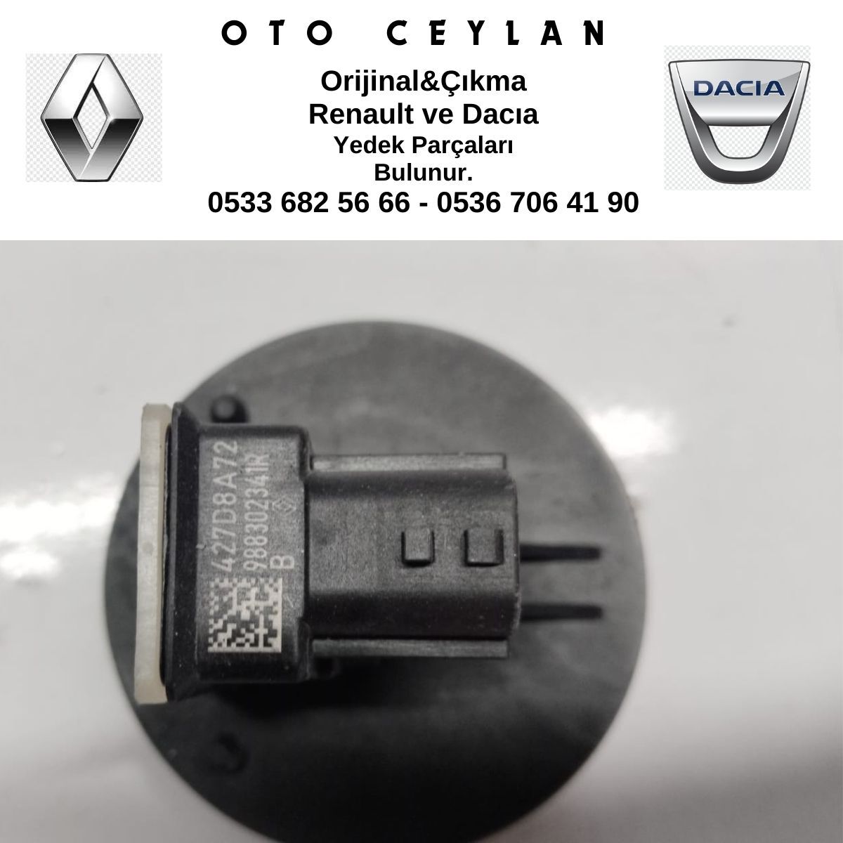 988302341R MEGANE 4 DARBE SENSÖRÜ SOL SIFIR ORİJİNAL