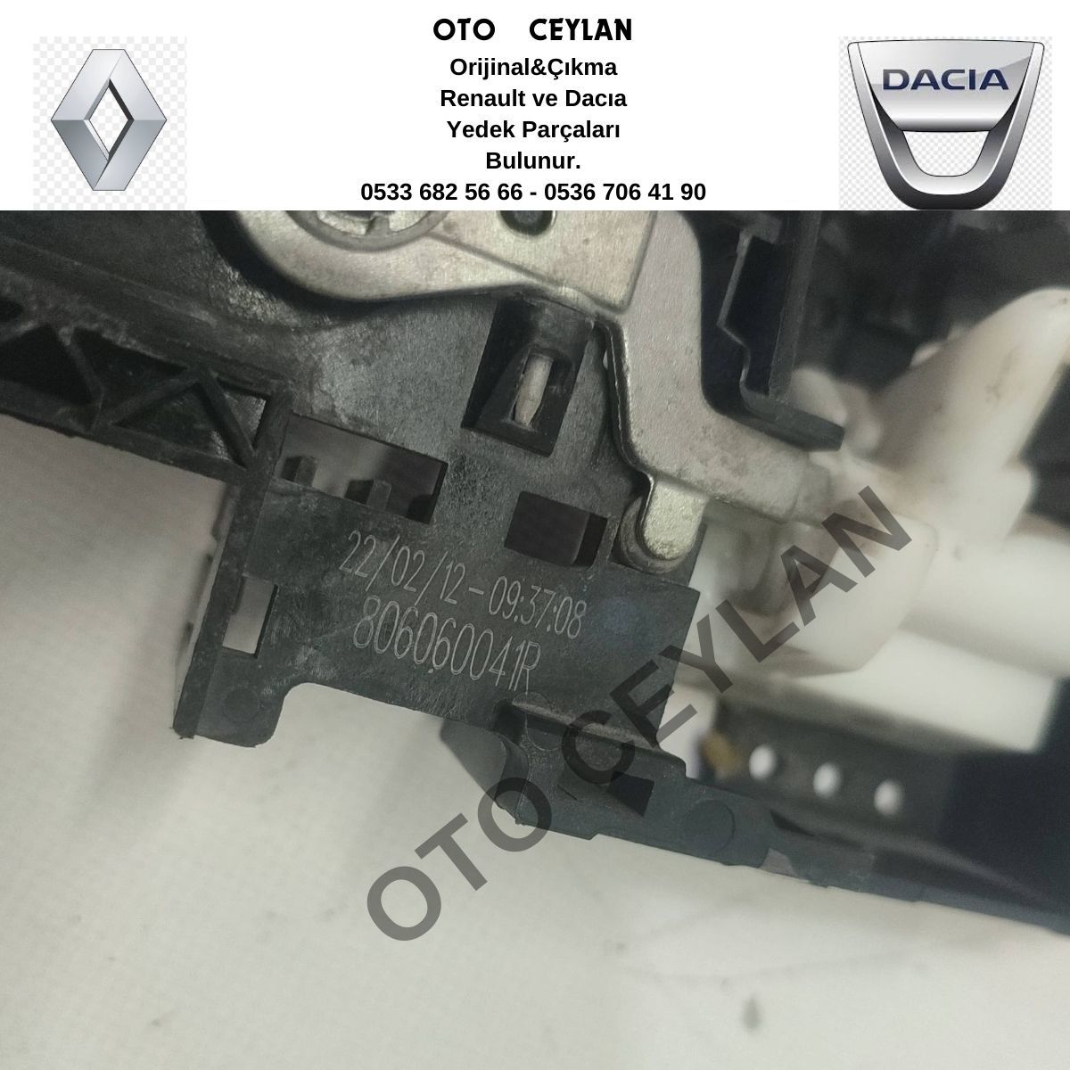 806060041R Fluence Sağ Ön Kapı Dış Açma Mekanizması