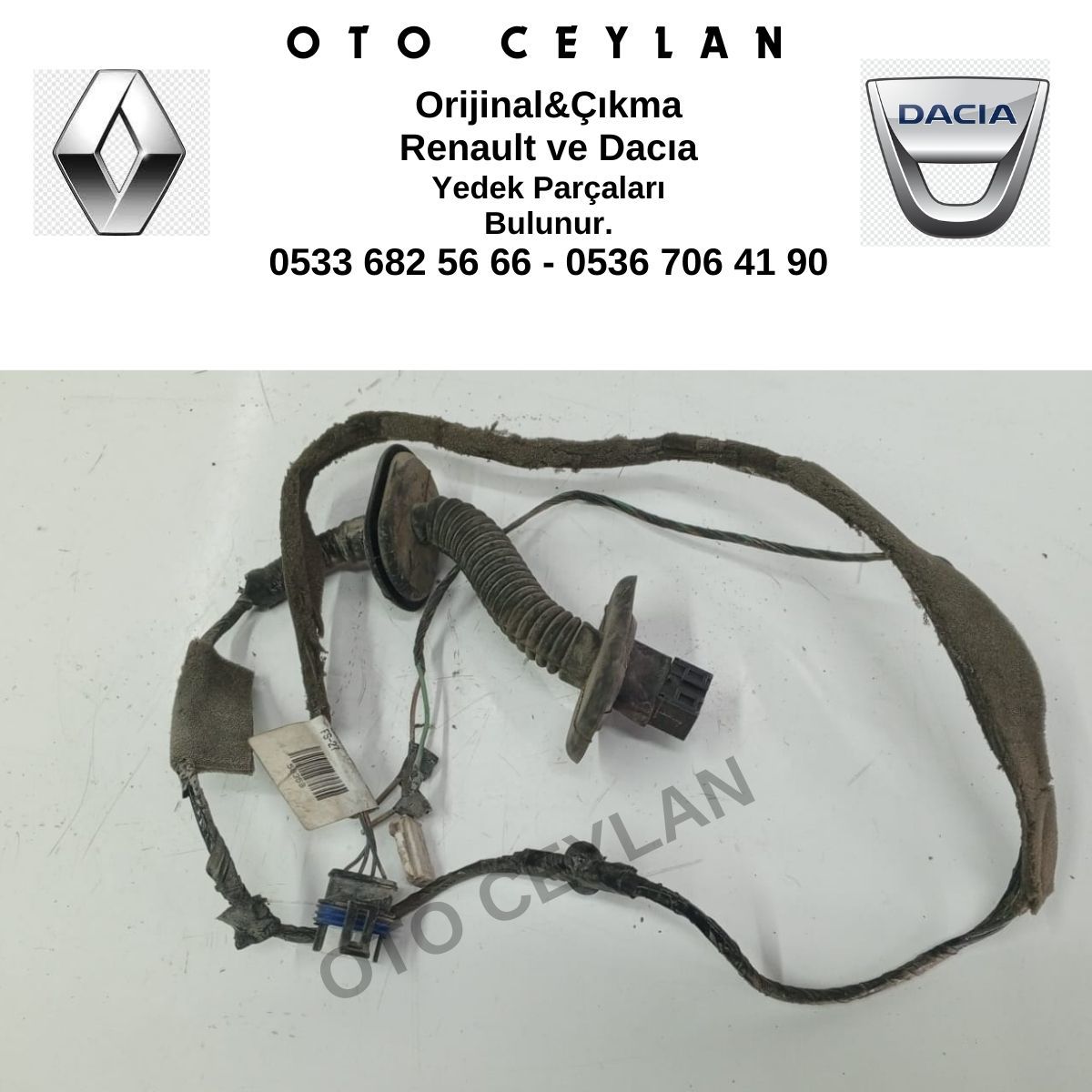 8200235835 Clio Sağ Arka Kapı Tesisatı Orijinal Çıkma