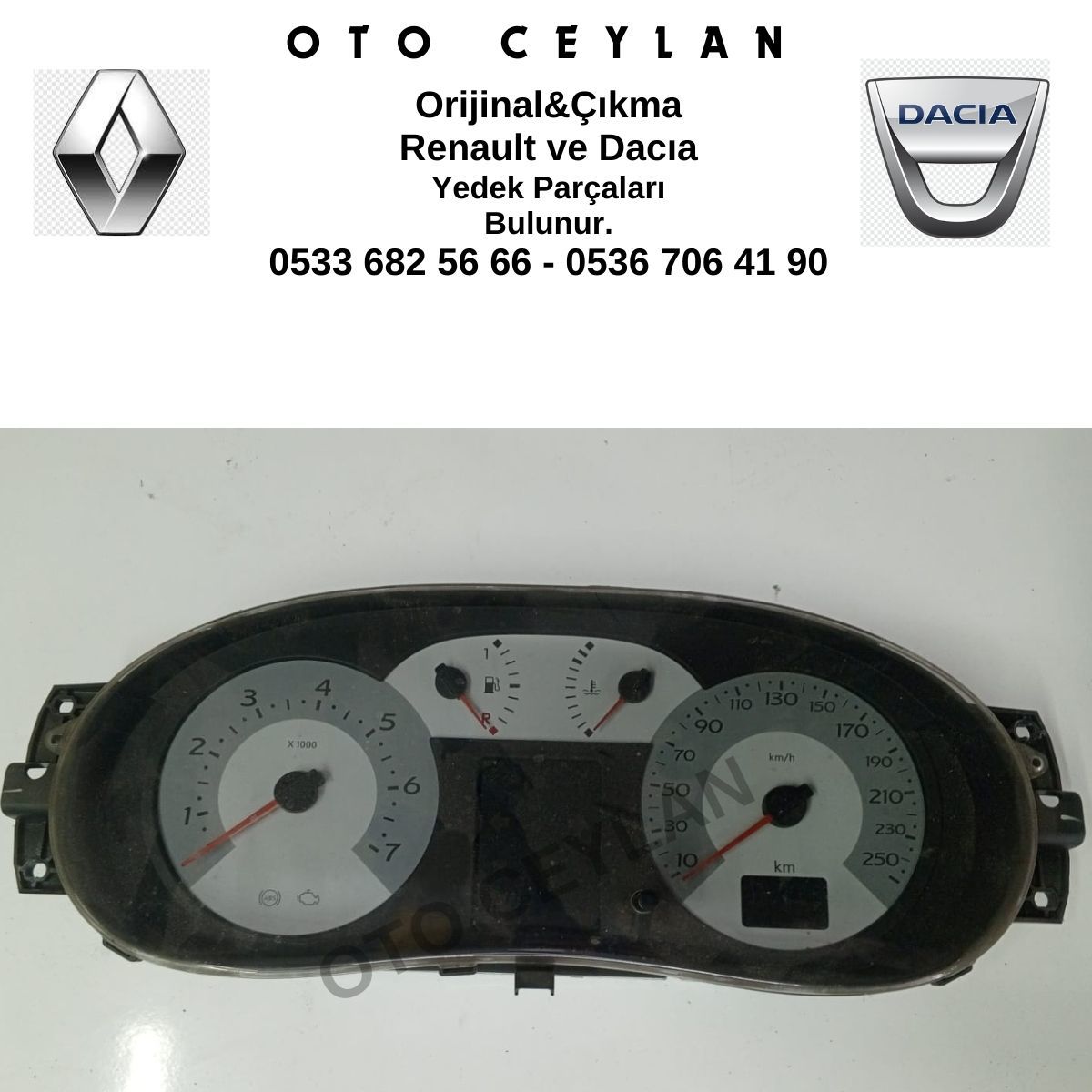 Clio Gösterge Orijinal Çıkma