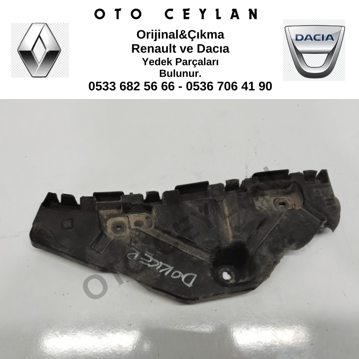 850448325R Dokker Lodgy Sağ Tampon Ayağı Çıkma Orijinal