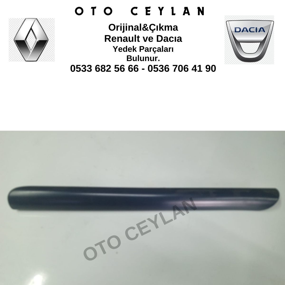 8200822082 8200822083 8200822084 Clio 2 Sağ Torpido Üst Kaplama Bakalit Çıtası Kapağı Orijinal Çıkma