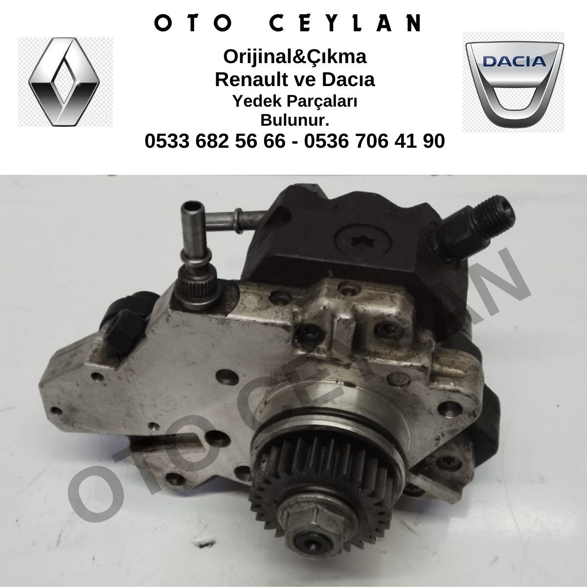 0445010099 Trafic Mazot Pompası 2.0 Dci Orijinal Çıkma