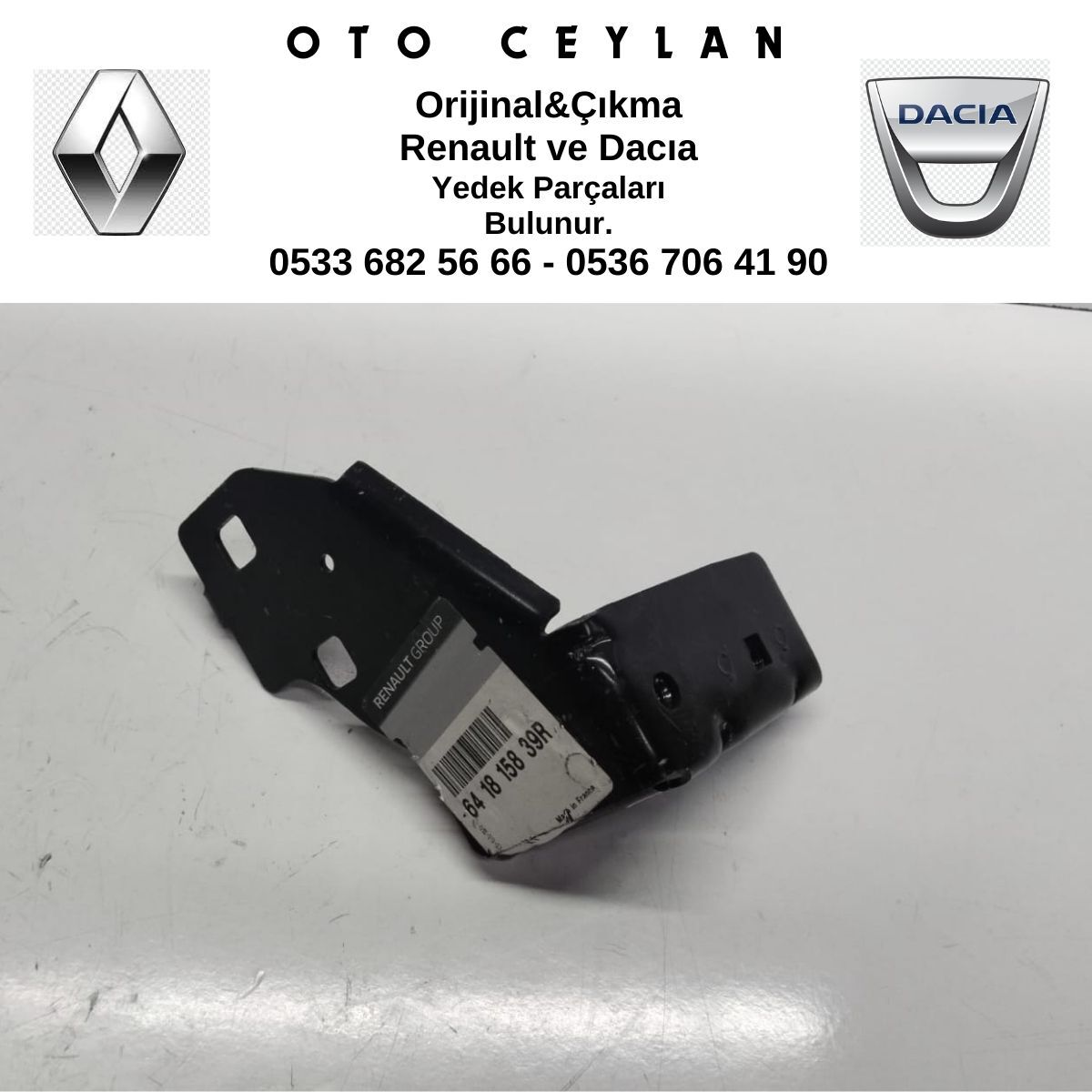 641815839R CAPTUR ÖN TAMPON SAÇ AYAĞI SOL SIFIR ORİJİNAL