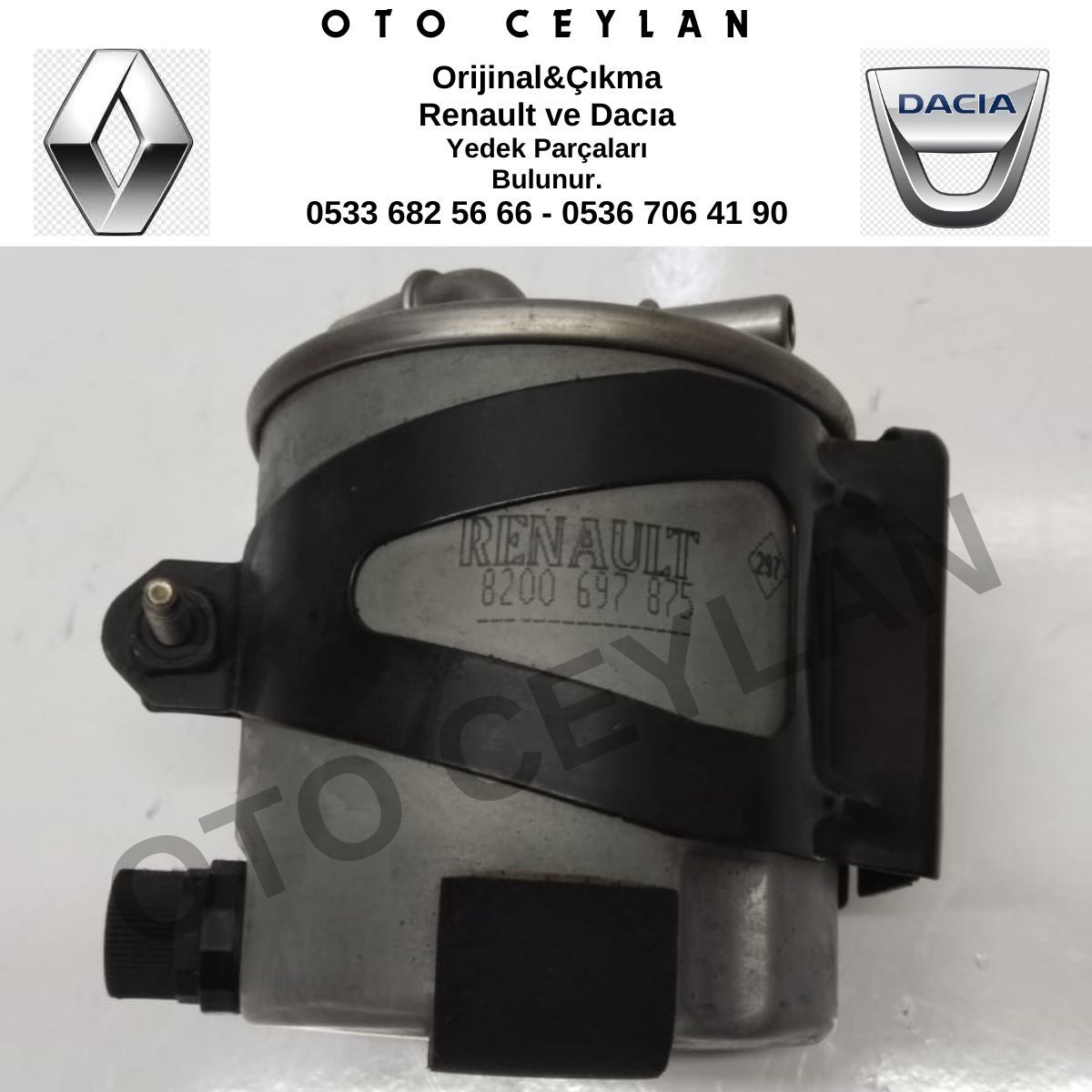 8200697875 Megane 3 Mazot Filtresi Orijinal Çıkma