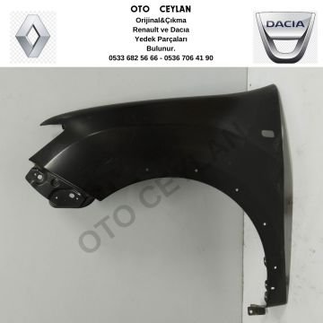 631010135R Sandero Sol Ön Çamurluk Sıfır Orijinal Hafif Hatalı