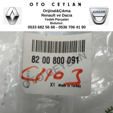 8200800091 Clıo 3 Sağ Ön Tampon Braketi Sıfır Orijinal