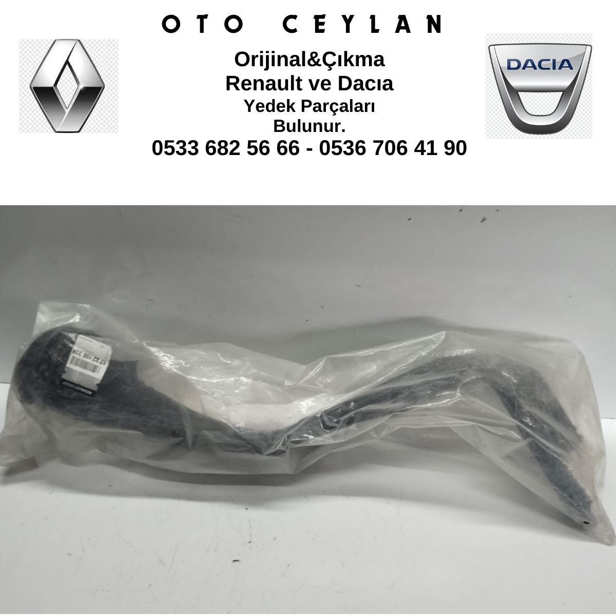 172210833R DUSTER YAKIT DOLUM BORUSU SIFIR ORİJİNAL