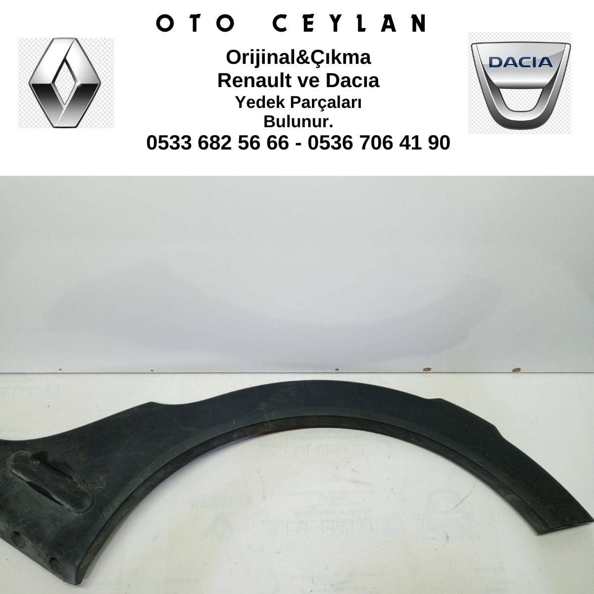 788A32509R Lodgy Arka Çamurluk Kaplaması Çıkma Orjinal