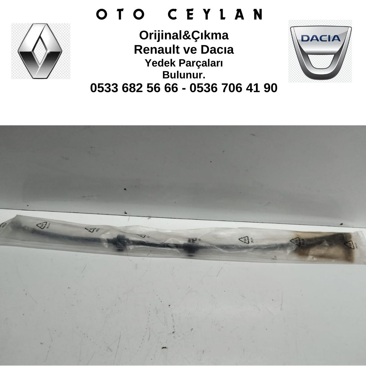 462109298R MEGANE 4 TALISMAN ÖN FREN HORTUMU SIFIR ORİJİNAL