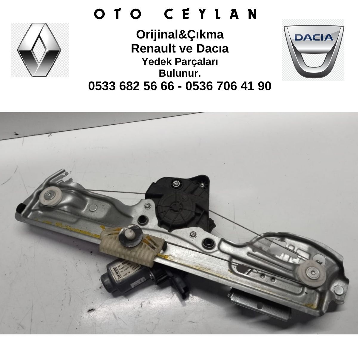 827209091R MEGANE 4 SAĞ ARKA CAM KRİKOSU SIFIR ORİJİNAL