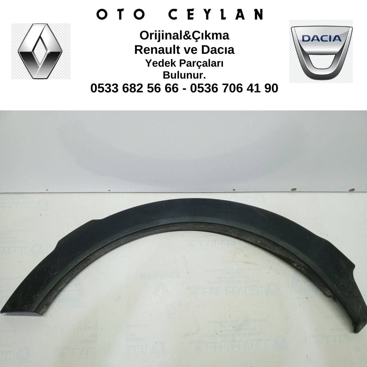 638755361R Lodgy Sol Ön Çamurluk Kaplaması Çıkma Orjinal