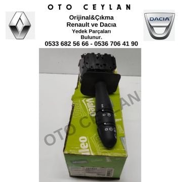6001551366 251607 Logan Sandero Far Sinyal Arka Sis Kumanda Kolu Sıfır Valeo Marka