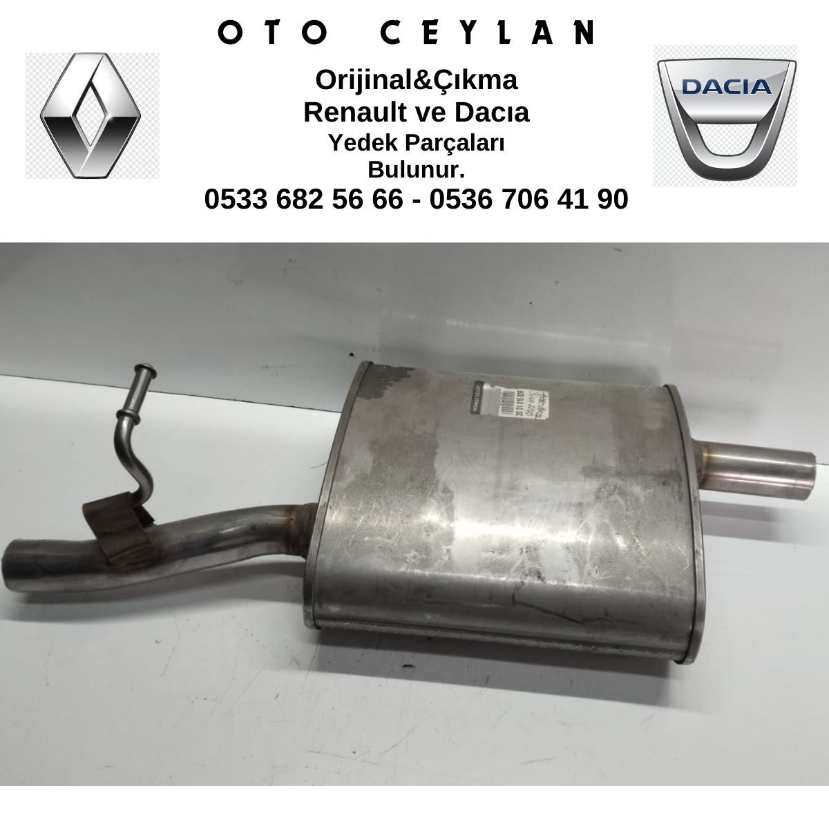 200101582R DUSTER ARKA SUSTURUCU 4X2 SIFIR ORİJİNAL