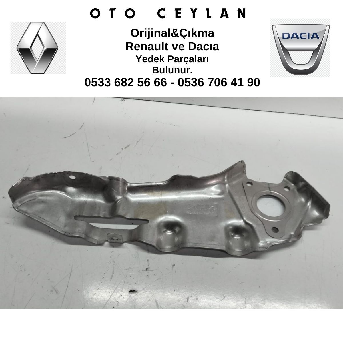 140133244R TRAFIC 3 EGSOZ MANİFOLD SACI 1.6 DCİ R9M SIFIR ORİJİNAL