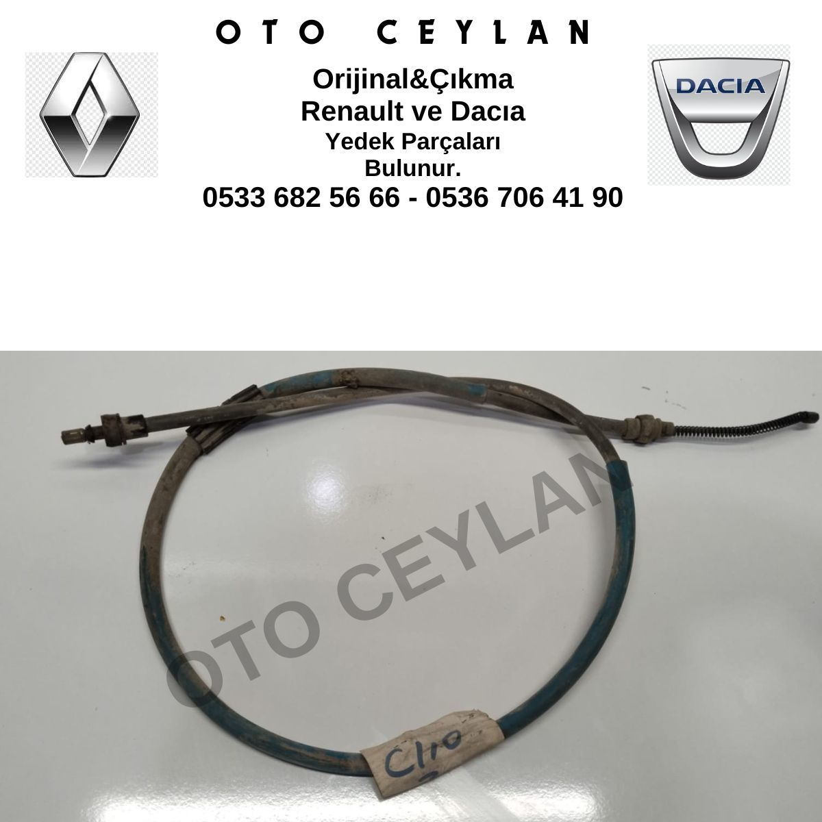 8200298384 Clio 3 El Fren Teli ABS'li Sol Orijinal Çıkma