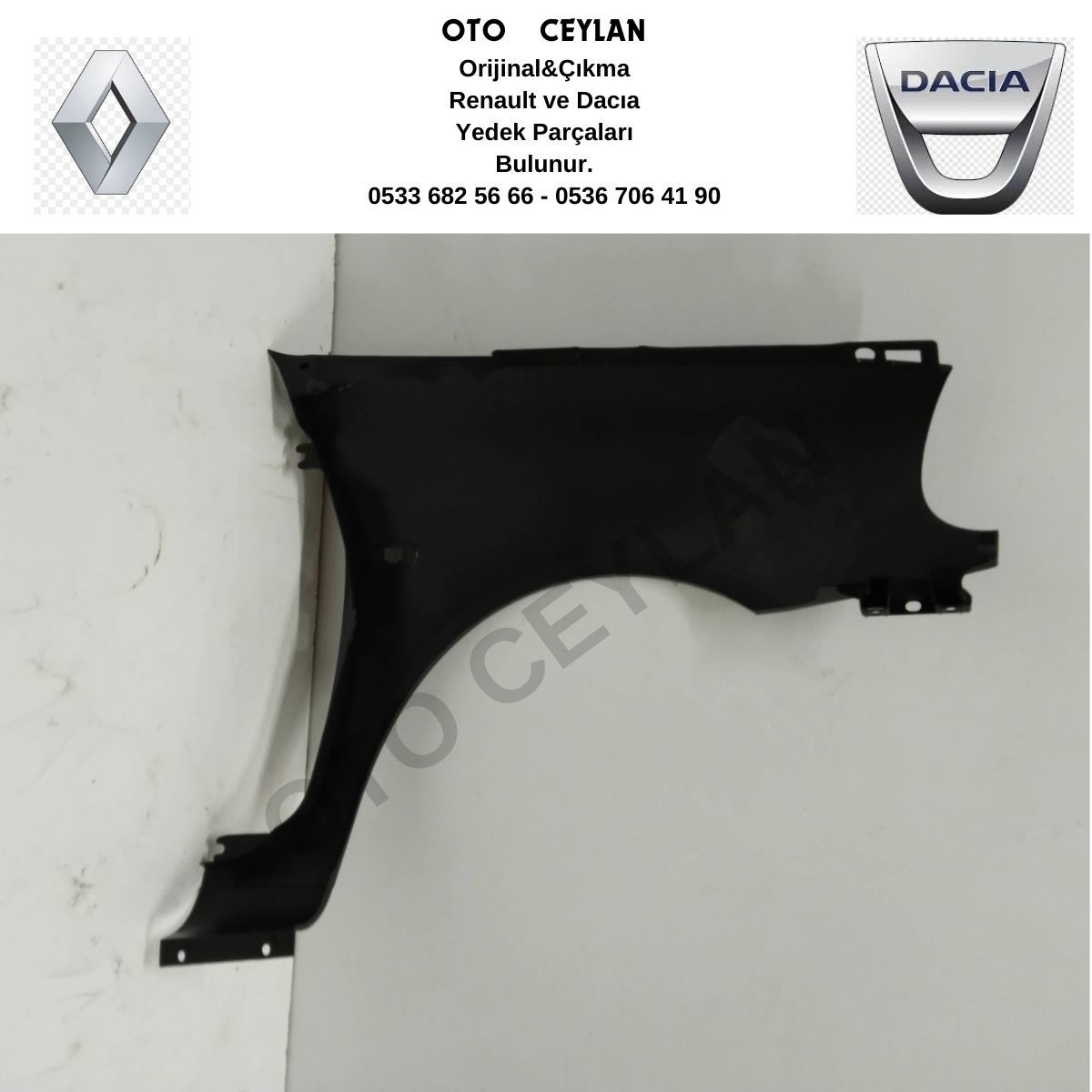 Clıo Sol Ön Çamurluk HB Yerli Üretim